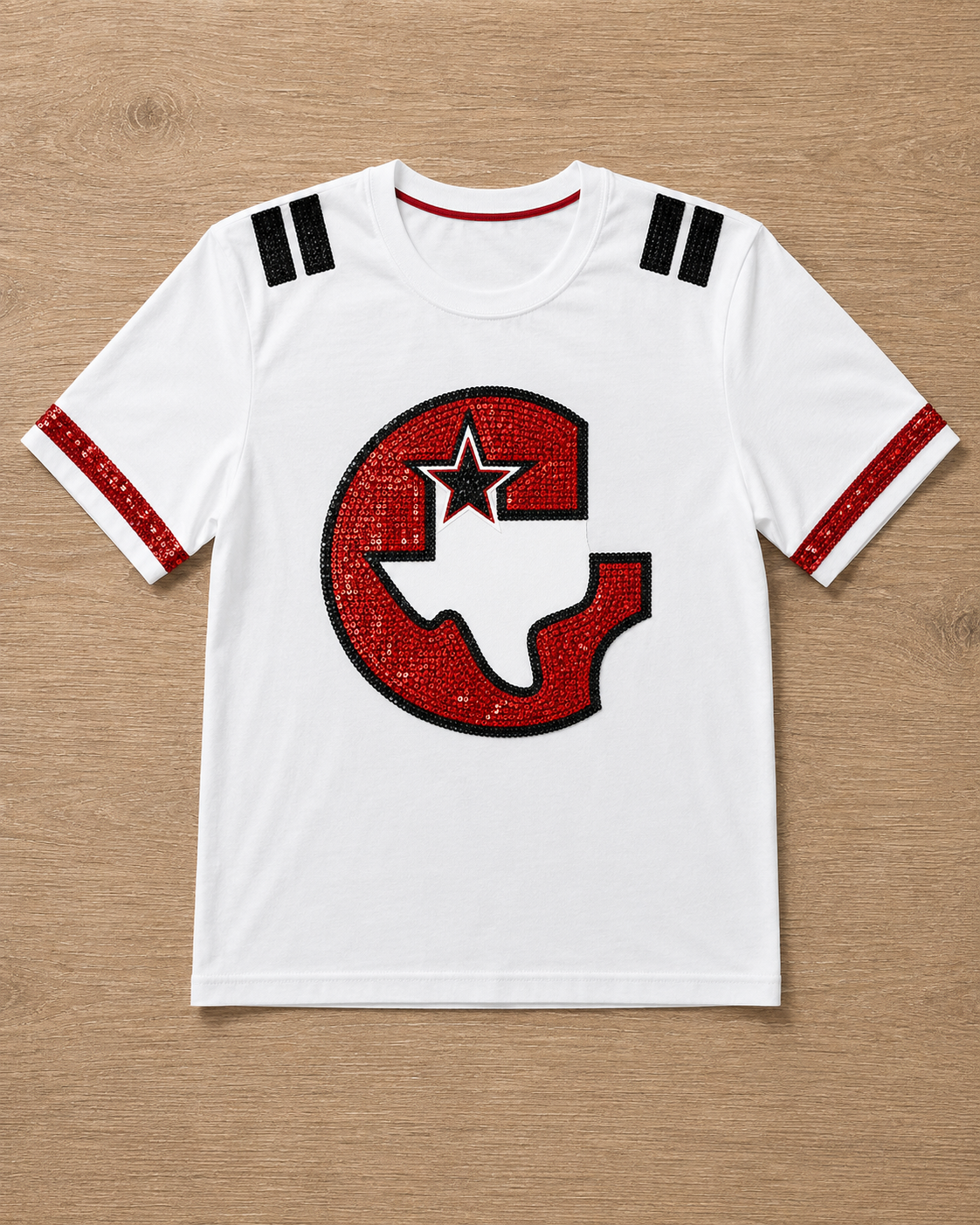 Gruver Varsity Sparkle Tee (Mock Up)