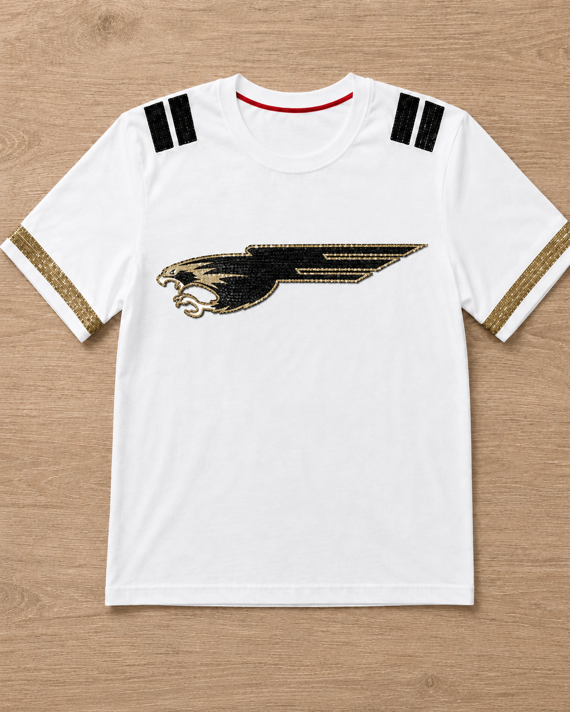 Bushland Varsity Sparkle Tee (Mock Up)