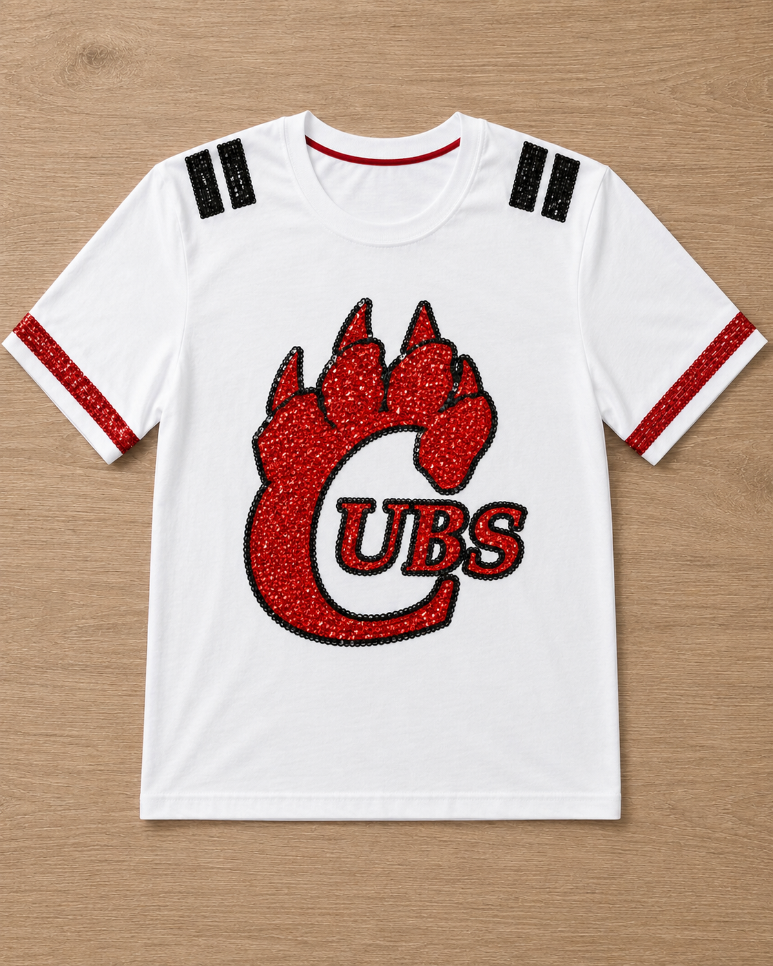 Brownfield Varsity Sparkle Tee (Mock Up)