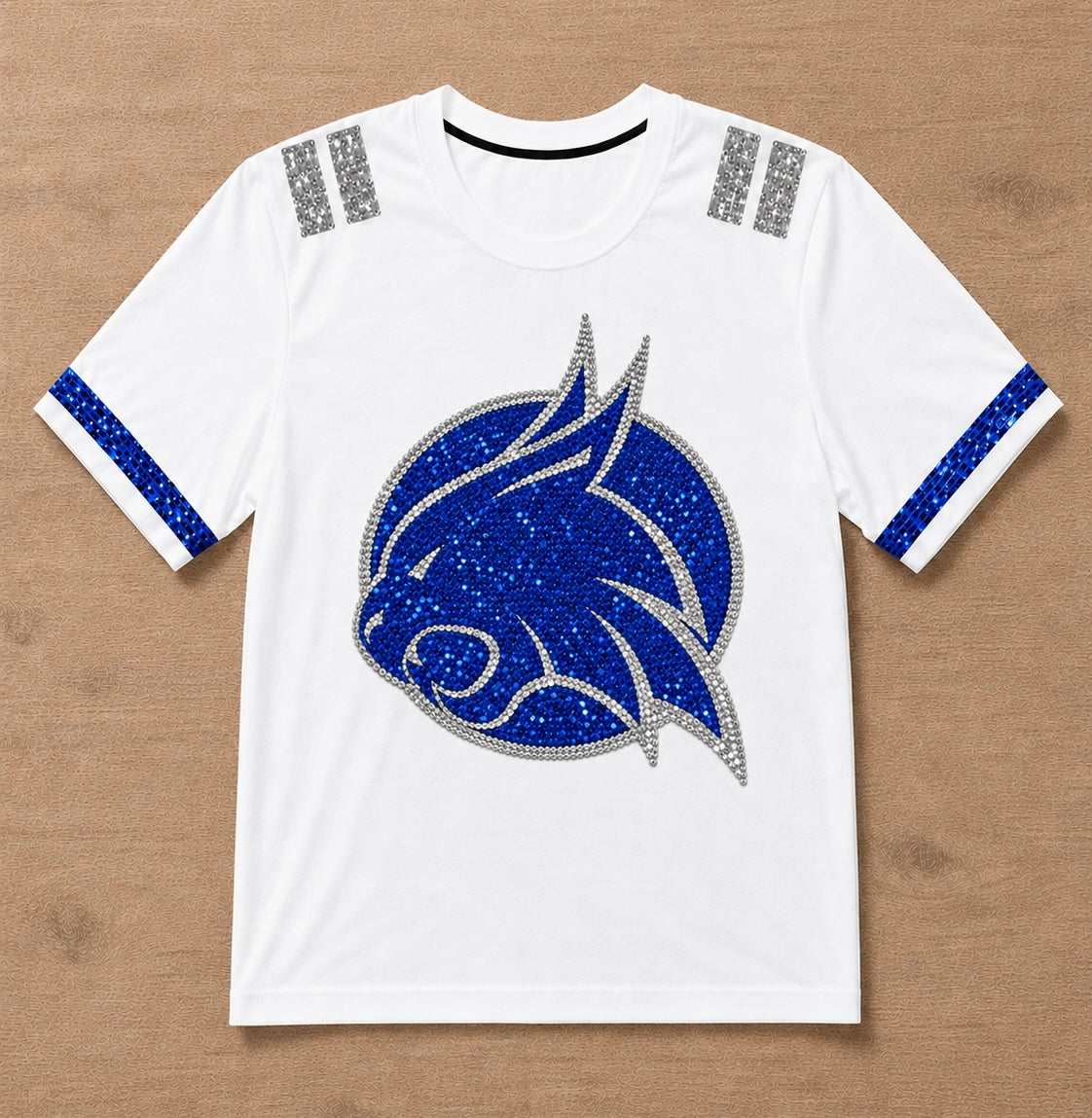 Smyer Varsity Sparkle Tee (Mock Up)