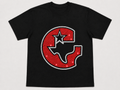 Gruver Black Varsity Sparkle Tee (Mock Up)