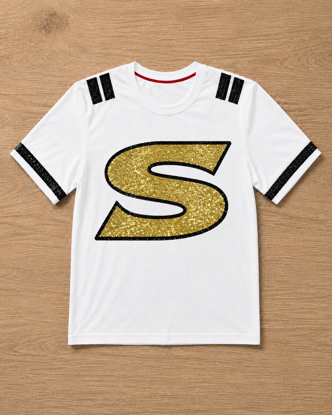Sudan Varsity Sparkle Tee (Mock Up)