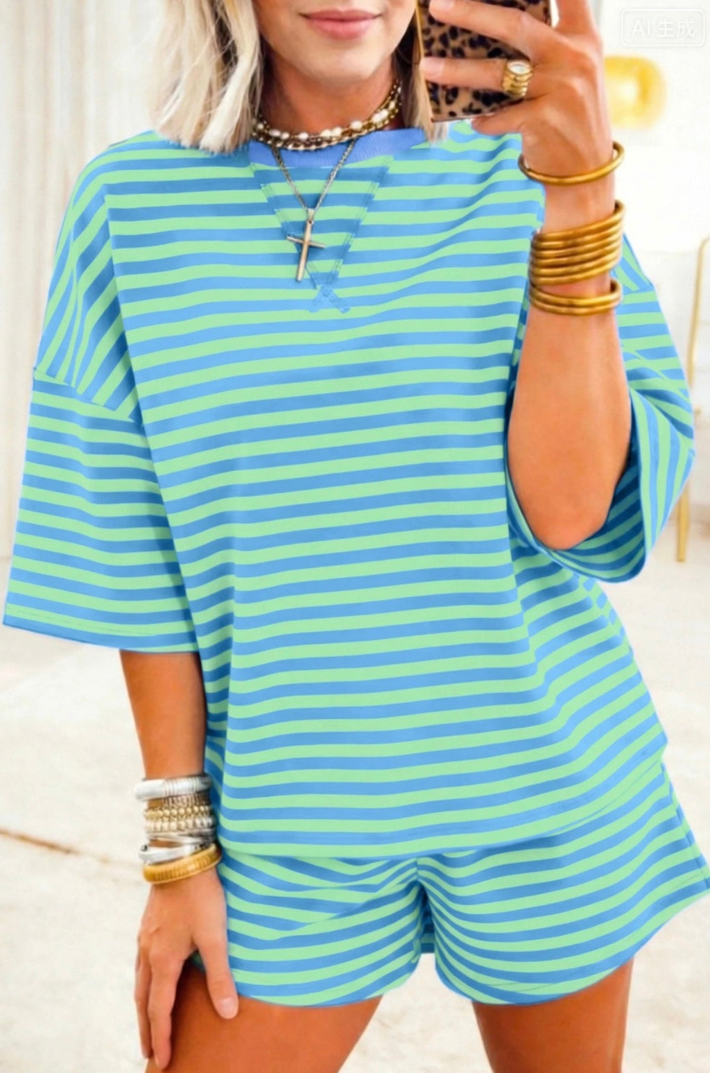 Coastal Cool Striped Set