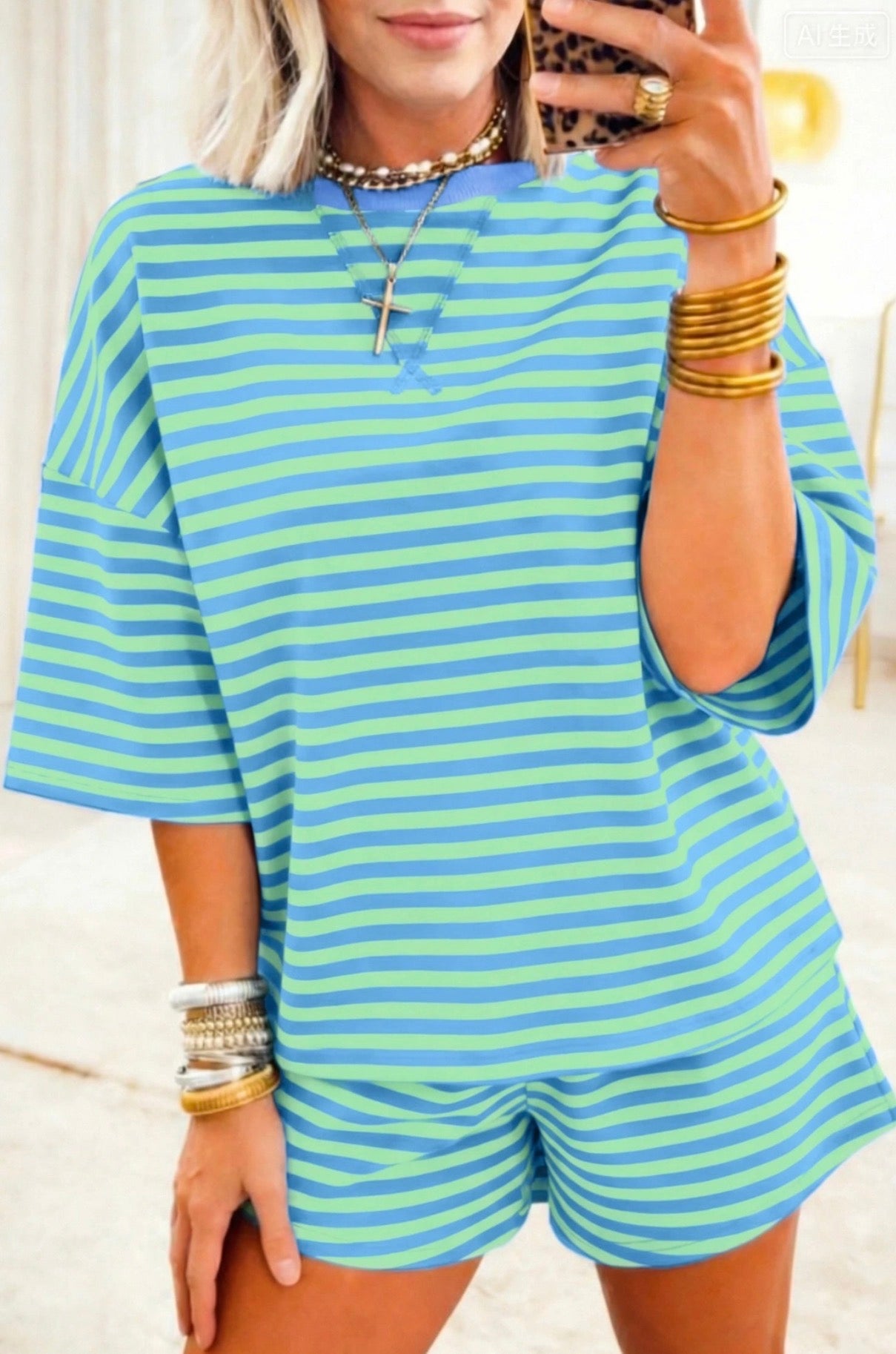 Coastal Cool Striped Set